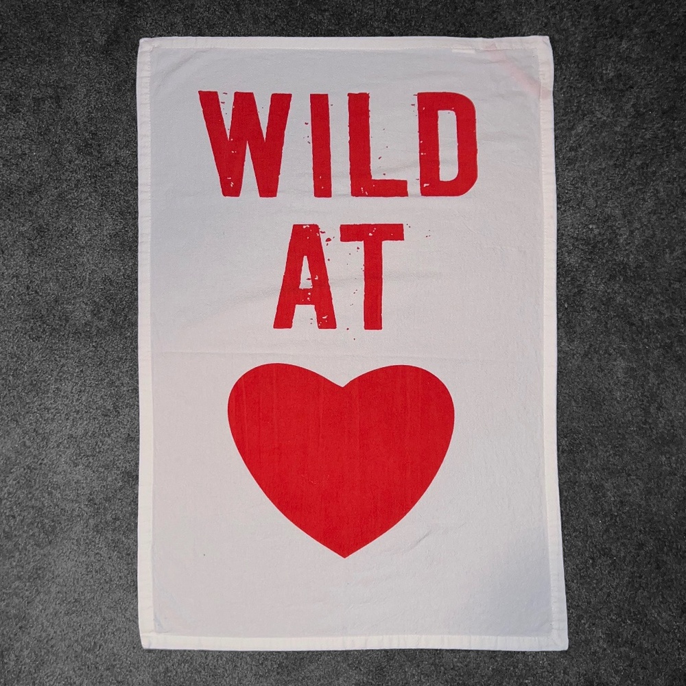Wild at Heart Tea Towel